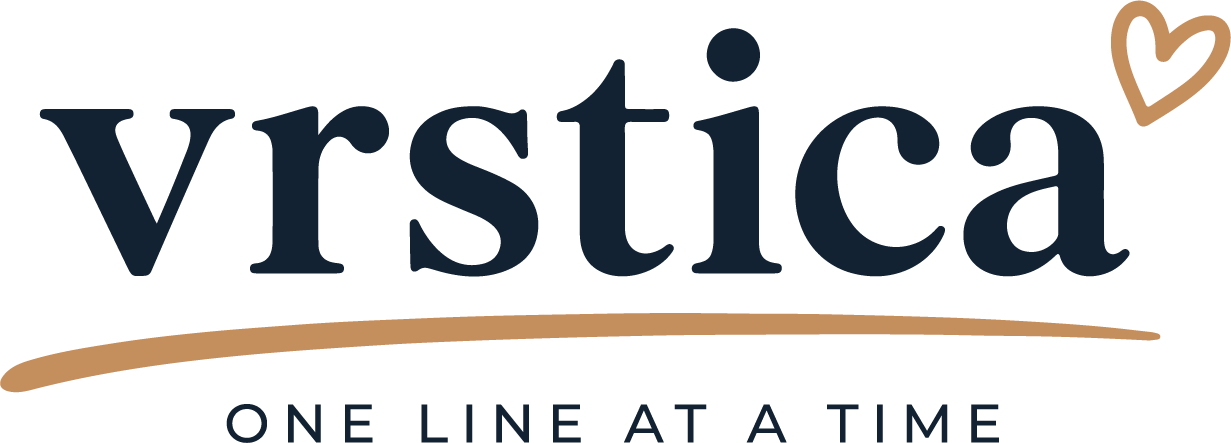 Vrstica — one line at a time